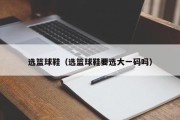 选篮球鞋（选篮球鞋要选大一码吗）