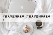 广西大学篮球队名单（广西大学篮球队员名单）