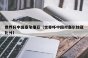 世界杯中国塞尔维亚（世界杯中国对塞尔维亚比分）