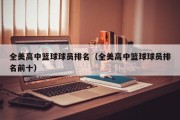 全美高中篮球球员排名（全美高中篮球球员排名前十）