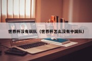 世界杯没有弱队（世界杯怎么没有中国队）