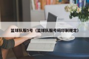 篮球队服5号（篮球队服号码印制规定）