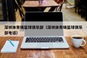 深圳体育场篮球俱乐部（深圳体育场篮球俱乐部电话）