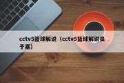 cctv5篮球解说（cctv5篮球解说员于嘉）
